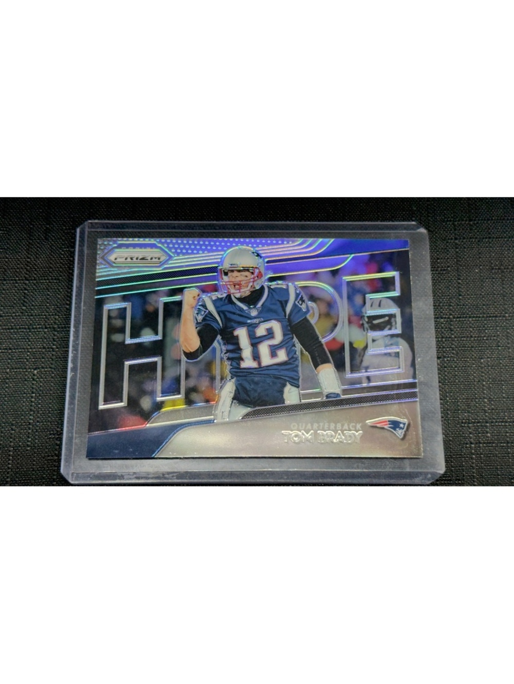 Tom Brady 2018 Panini Prizm SILVER Prizm HYPE Refractor Patriots GOAT QB # 12 SP